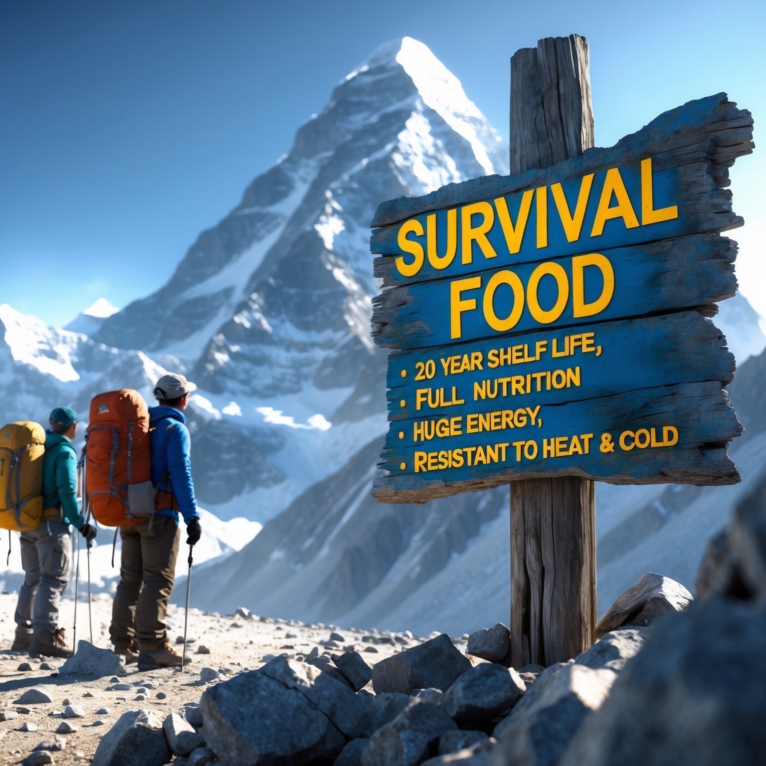 To face any challenge . an extreme sandwich with a long shelf life of 20 years