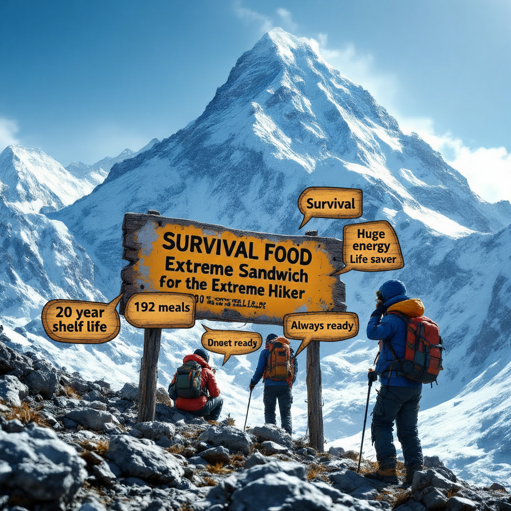 20-year shelf life, 100% natural